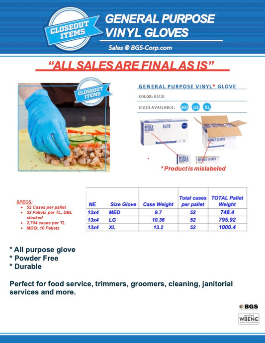 Synthetic Nitrile Gloves